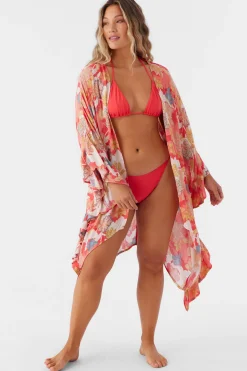 Women O’Neill Cover-Ups<NATALIE ANTAYLA FLORAL KIMONO COVER-UP