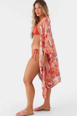 Women O’Neill Cover-Ups<NATALIE ANTAYLA FLORAL KIMONO COVER-UP