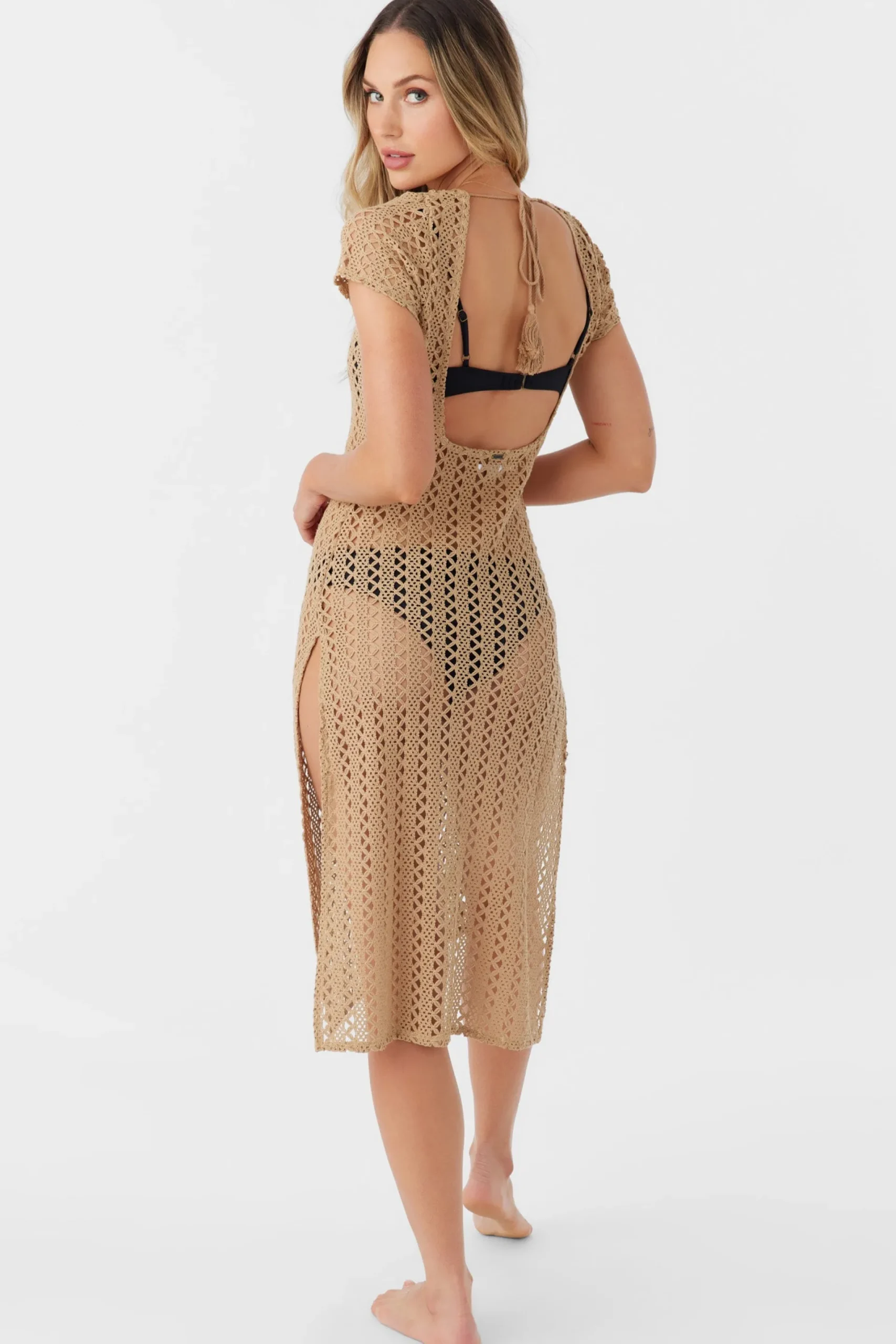 Women O’Neill Cover-Ups|Dresses<NINA MIDI CROCHET LACE COVER-UP DRESS