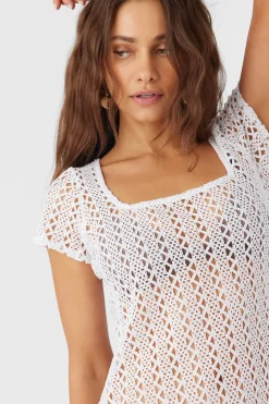 Women O’Neill Cover-Ups<NINA MIDI CROCHET LACE COVER-UP DRESS