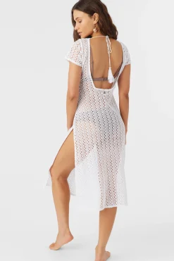 Women O’Neill Cover-Ups<NINA MIDI CROCHET LACE COVER-UP DRESS