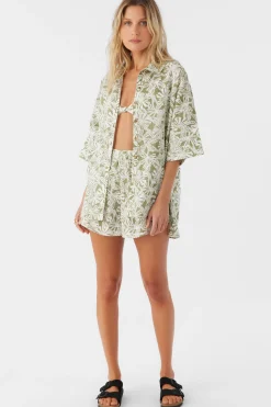 Women O’Neill Cover-Ups|Tops<OLIVIA HALFMOON OVERSIZED COVER-UP SHIRT