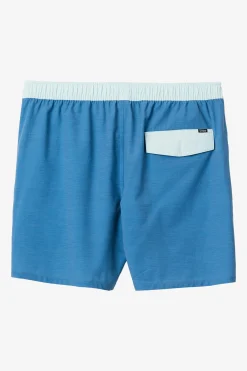 O’Neill Side Pockets|Swim Trunks<O'RIGINALS SOLID ELASTIC WAIST 16" SWIM TRUNKS