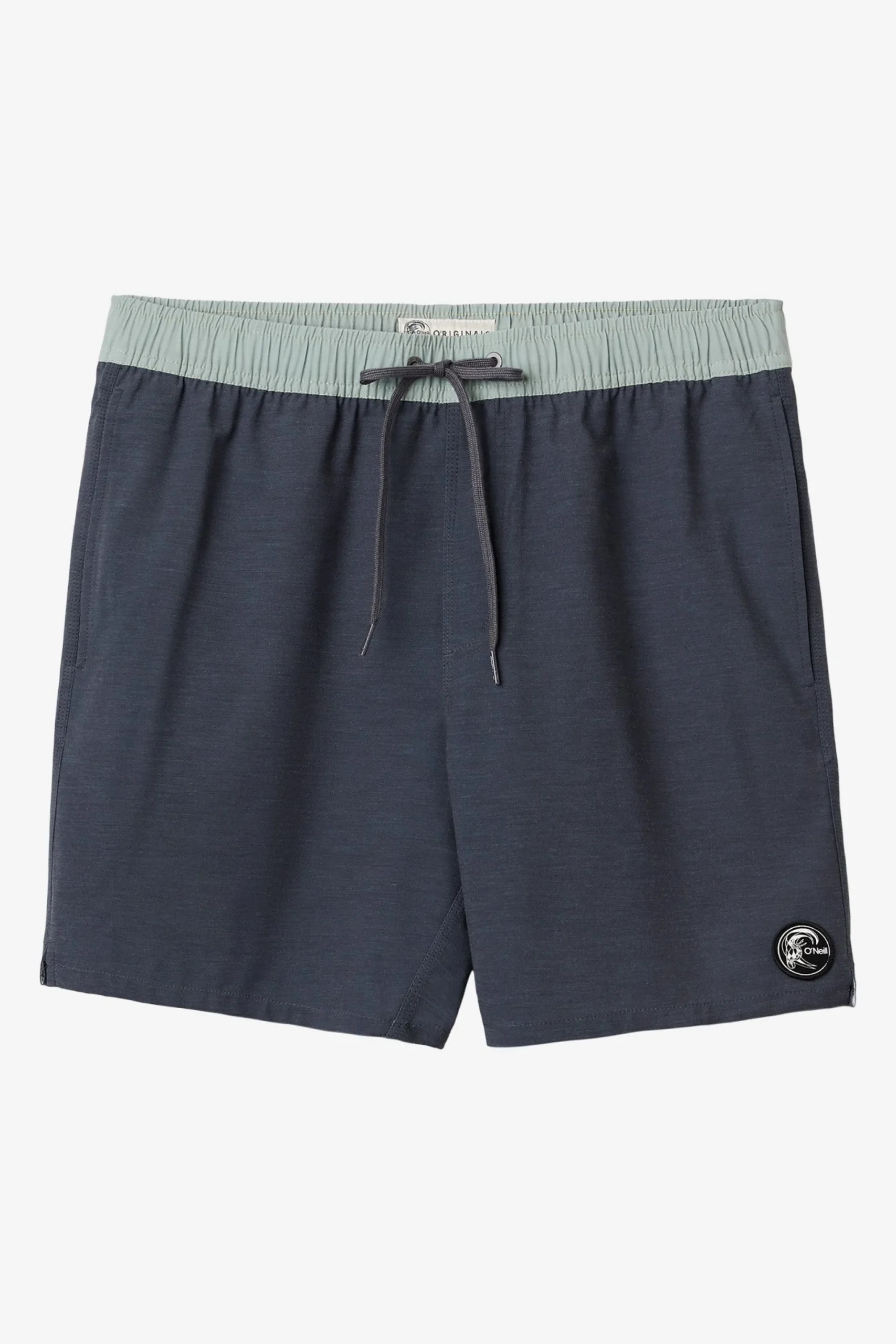 O’Neill Side Pockets<O'RIGINALS SOLID ELASTIC WAIST 16" SWIM TRUNKS