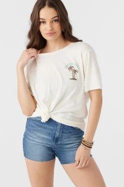 Women O’Neill Graphic Tees & Tanks<PALM EMBLEM TEE