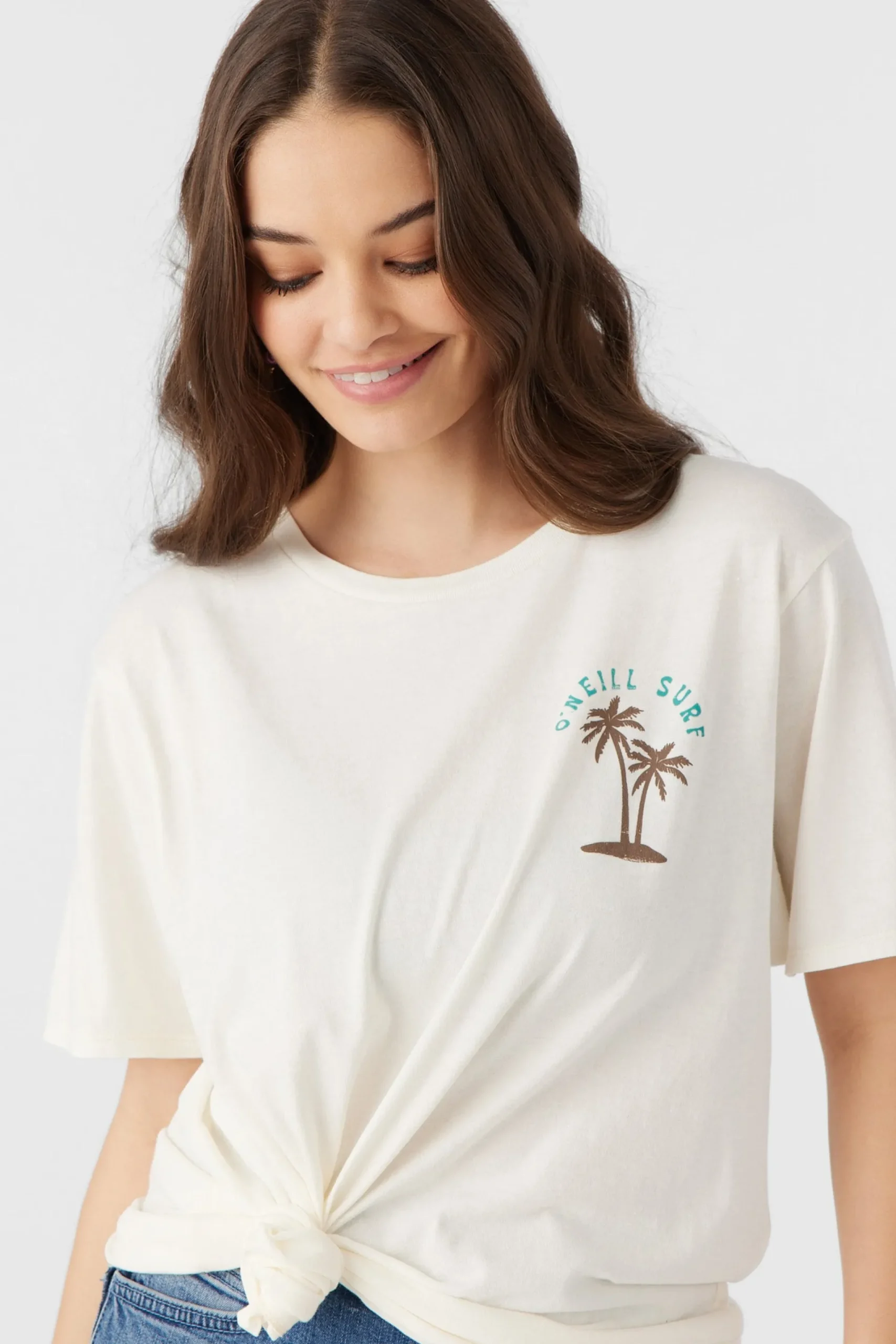 Women O’Neill Graphic Tees & Tanks<PALM EMBLEM TEE