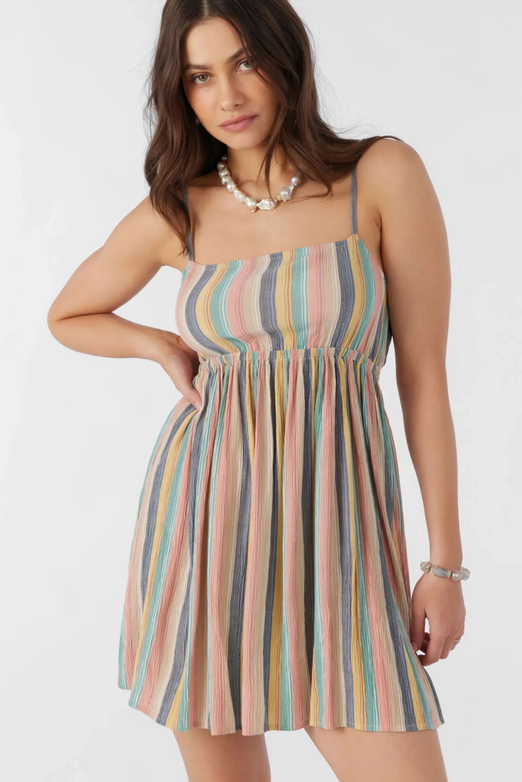 Women O’Neill Dresses<RAMI BEACHBOUND STRIPE DRESS