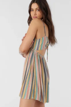 Women O’Neill Dresses<RAMI BEACHBOUND STRIPE DRESS