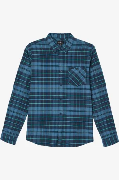 O’Neill Shirts & Flannels<REDMOND PLAID STRETCH FLANNEL SHIRT