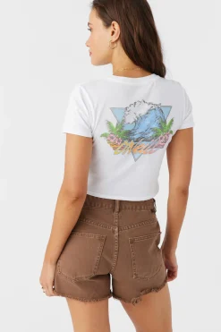 Women O’Neill Graphic Tees & Tanks<RETRO HAWAII TEE