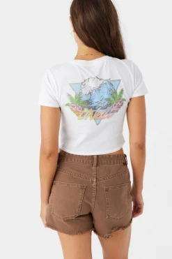 Women O’Neill Graphic Tees & Tanks<RETRO HAWAII TEE