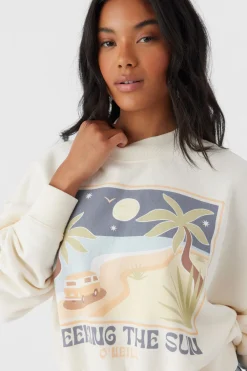 Women O’Neill Sweaters, Hoodies & Fleece<ROAM SLOW MOMENT CROP FLEECE