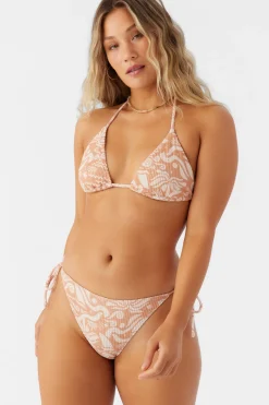 Women O’Neill Halter|Bikini Tops<ROAM SLOW RIB VENICE TRIANGLE TOP