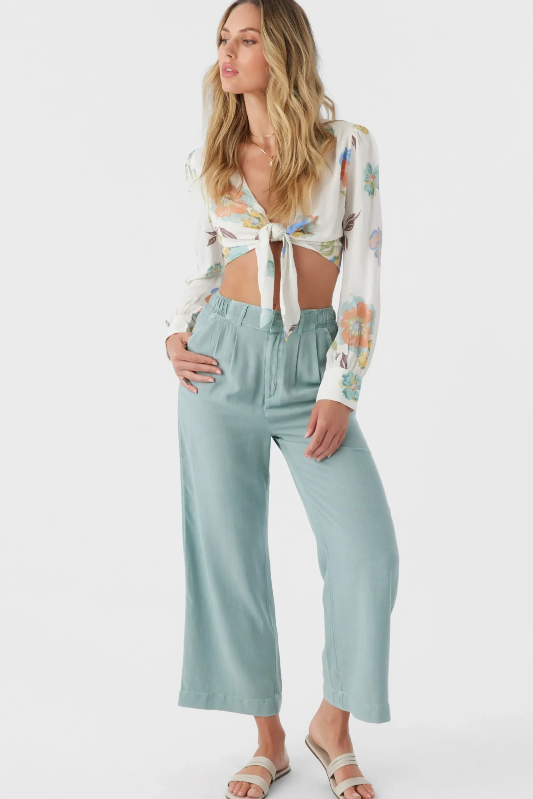 Women O’Neill Bottoms<ROWAN LINEN BLEND PANTS