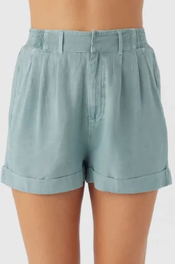 Women O’Neill Bottoms<ROWAN LINEN BLEND SHORTS