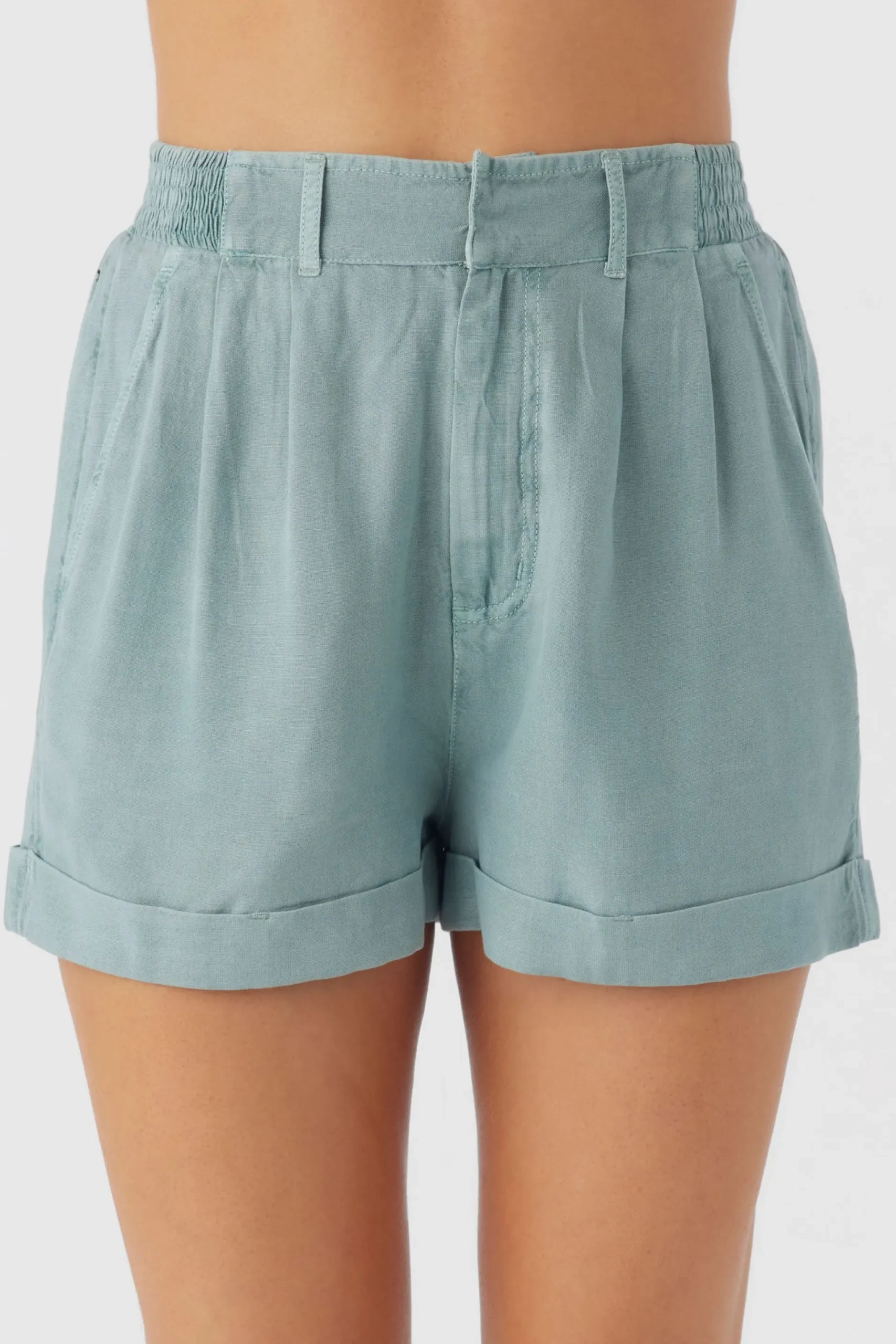 Women O’Neill Bottoms<ROWAN LINEN BLEND SHORTS