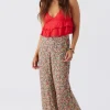 Women O’Neill Bottoms<RYLAN EDEN DITSY WIDE LEG PANTS