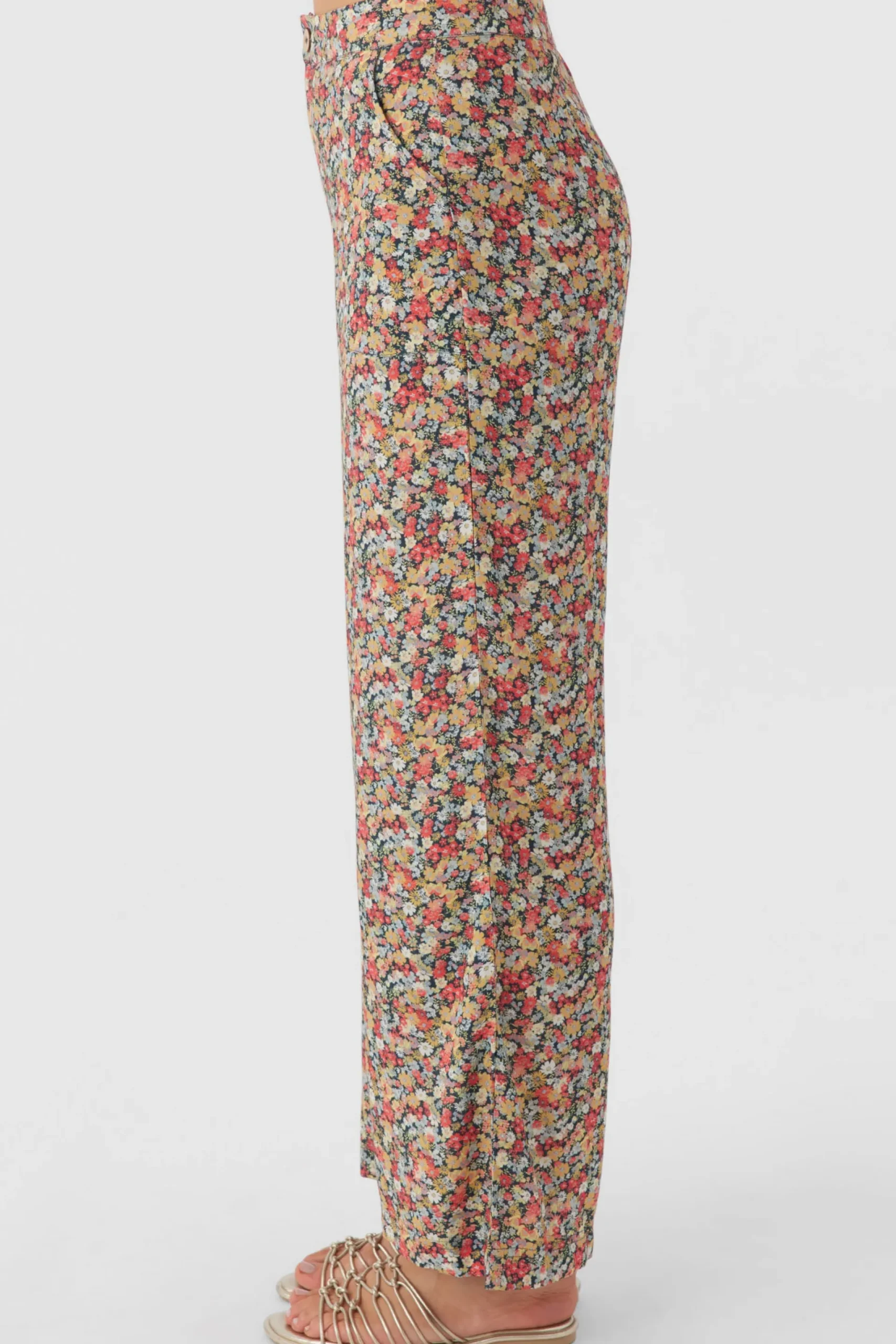 Women O’Neill Bottoms<RYLAN EDEN DITSY WIDE LEG PANTS