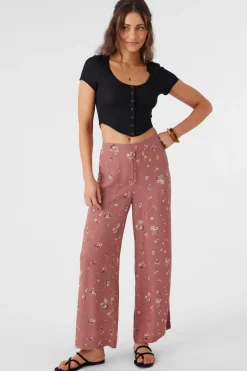 Women O’Neill Bottoms<RYLAN VENUS DITSY WIDE LEG PANTS