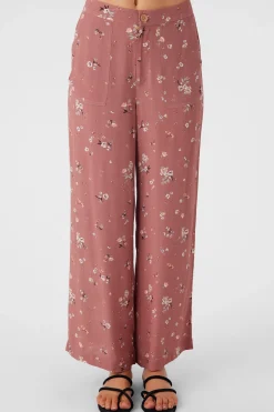 Women O’Neill Bottoms<RYLAN VENUS DITSY WIDE LEG PANTS