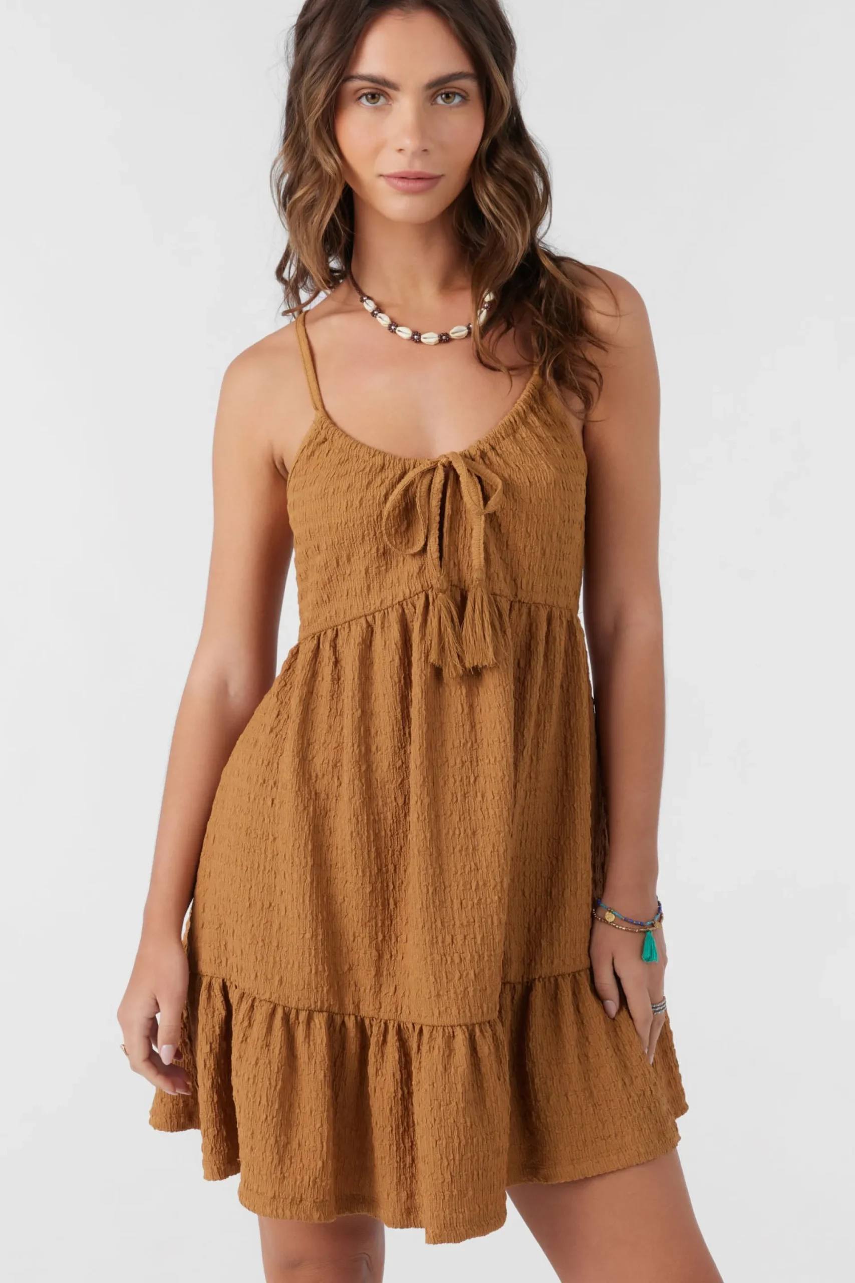 Women O’Neill Dresses<SAIGE TEXTURED KNIT SHORT DRESS