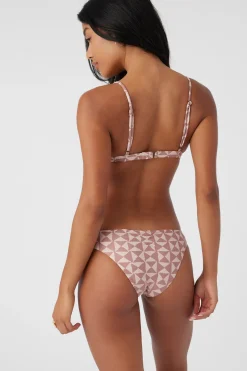 Women O’Neill Cheeky<SALTWATER ESSENTIALS AMOR GEO MATIRA HIPSTER CHEEKY BOTTOMS