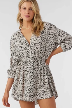 Women O’Neill Cover-Ups<SALTWATER ESSENTIALS DREA ANIMAL CAMI COVER-UP TUNIC