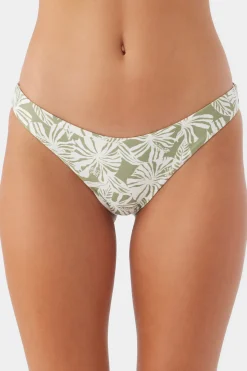 Women O’Neill Medium|Bikini Bottoms<SALTWATER ESSENTIALS HALFMOON ROCKLEY CLASSIC BOTTOMS