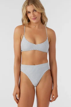 Women O’Neill Bralette|Bikini Tops<SALTWATER ESSENTIALS STRIPE HUNTINGTON BRALETTE TOP