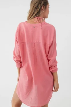 Women O’Neill Cover-Ups<SALTWATER SOLIDS BELIZIN COVER-UP TUNIC
