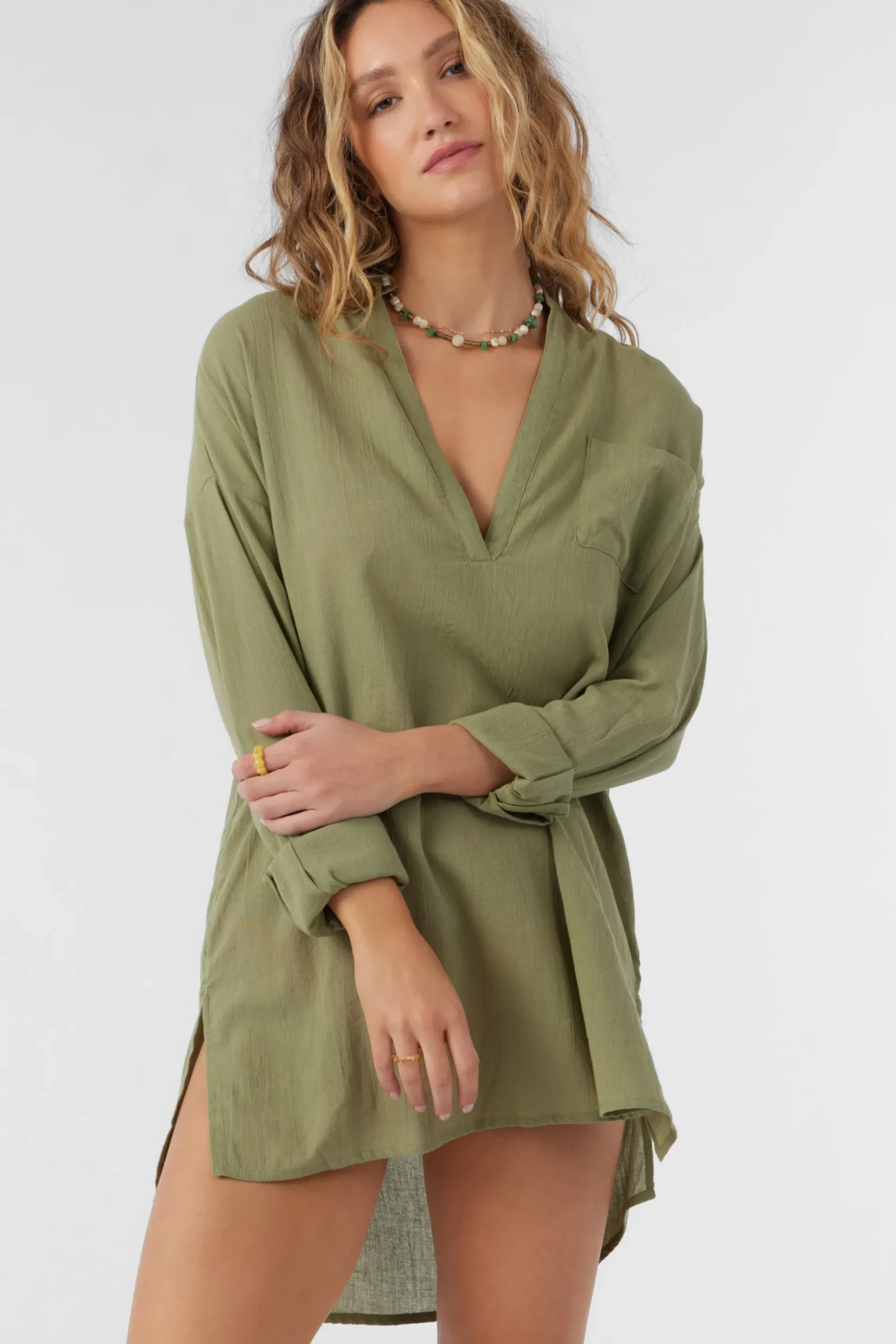 Women O’Neill Cover-Ups|Dresses<SALTWATER SOLIDS BELIZIN COVER-UP TUNIC