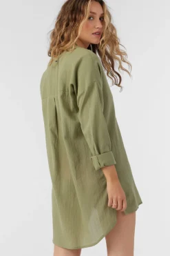 Women O’Neill Cover-Ups|Dresses<SALTWATER SOLIDS BELIZIN COVER-UP TUNIC