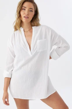 Women O’Neill Cover-Ups|Dresses<SALTWATER SOLIDS BELIZIN COVER-UP TUNIC