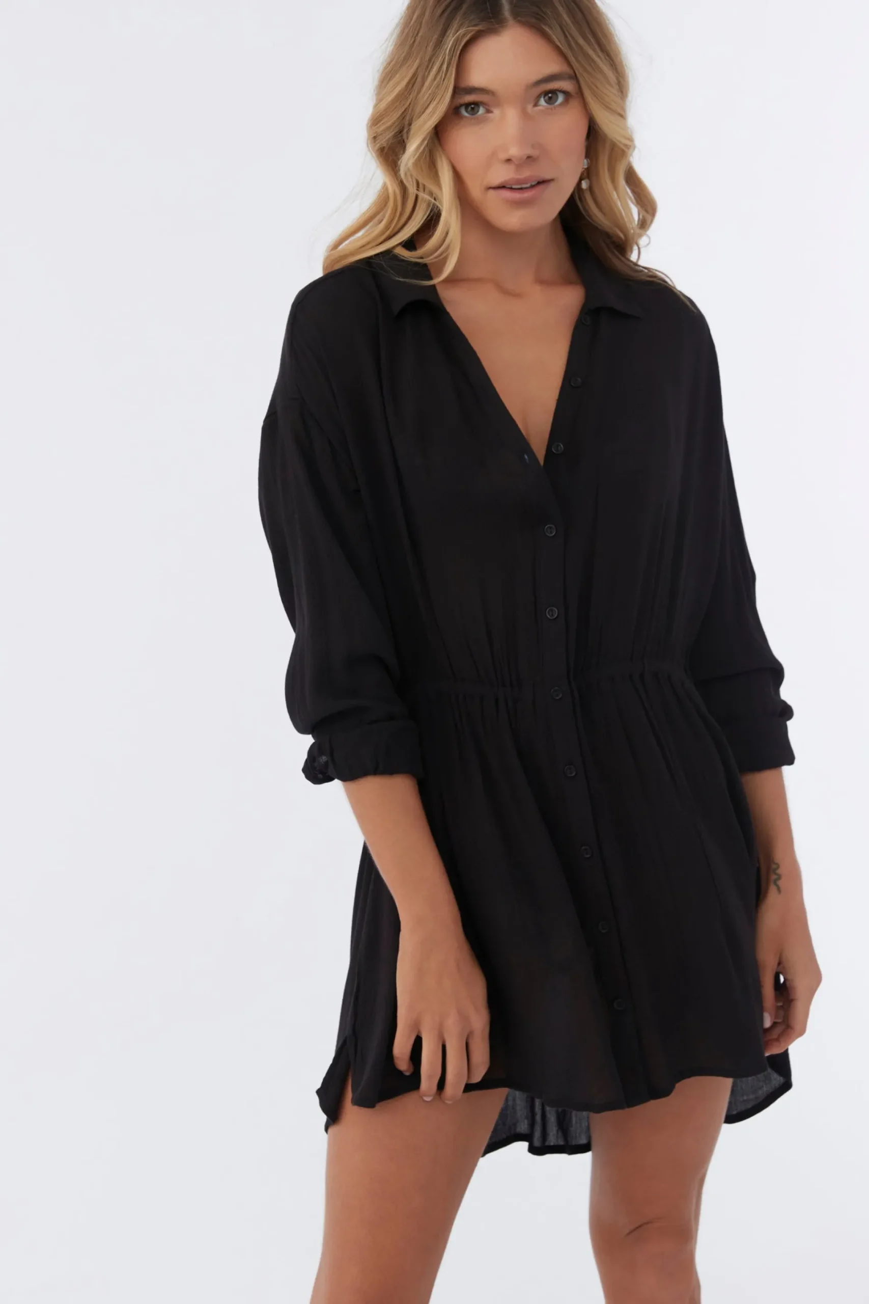 Women O’Neill Dresses<SALTWATER SOLIDS CAMI SWIM COVER-UP