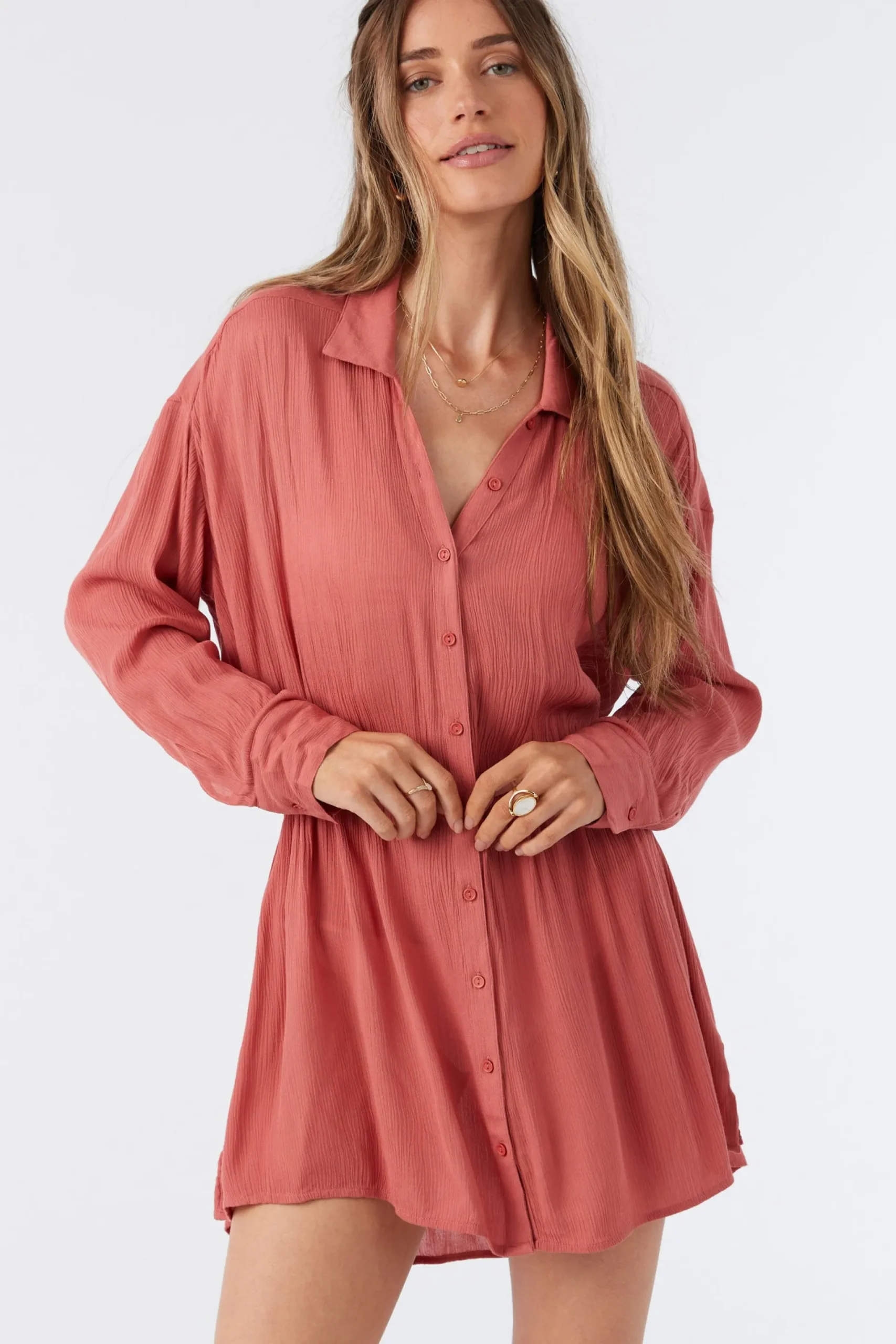 Women O’Neill Cover-Ups|Dresses<SALTWATER SOLIDS CAMI SWIM COVER-UP
