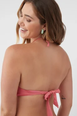 Women O’Neill Halter<SALTWATER SOLIDS EMBRY MULTI-WAY TRI TOP