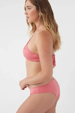 Women O’Neill Halter<SALTWATER SOLIDS EMBRY MULTI-WAY TRI TOP