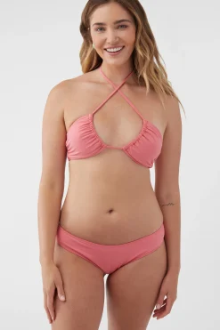 Women O’Neill Halter<SALTWATER SOLIDS EMBRY MULTI-WAY TRI TOP