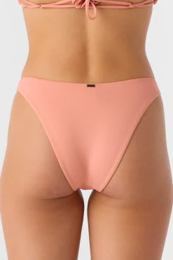 Women O’Neill Cheeky<SALTWATER SOLIDS FLAMENCO HIGH CUT CHEEKY BOTTOMS