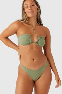 Women O’Neill Cheeky|Bikini Bottoms<SALTWATER SOLIDS FLAMENCO HIGH CUT CHEEKY BOTTOMS