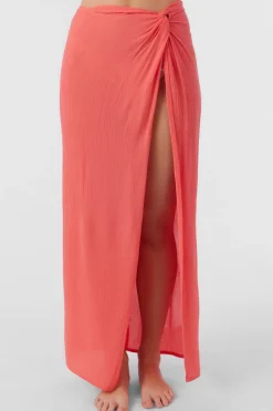Women O’Neill Cover-Ups<SALTWATER SOLIDS HANALEI MAXI SKIRT COVER-UP