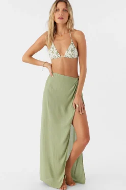 Women O’Neill Cover-Ups<SALTWATER SOLIDS HANALEI MAXI SKIRT COVER-UP