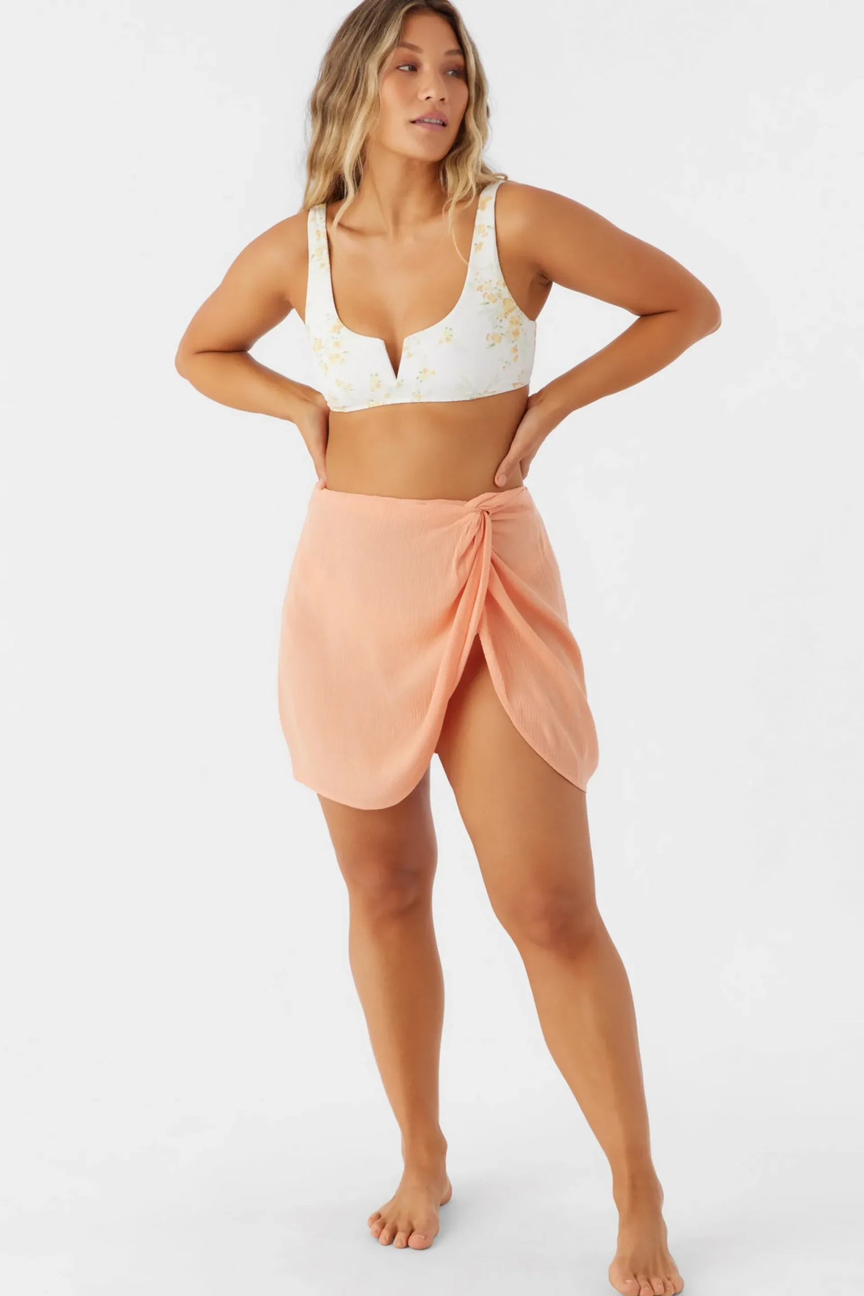 Women O’Neill Cover-Ups<SALTWATER SOLIDS HANALEI MINI SKIRT COVER-UP