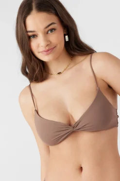 Women O’Neill Bralette|Bikini Tops<SALTWATER SOLIDS MALIBU TWIST BRALETTE TOP
