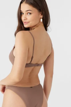 Women O’Neill Bralette|Bikini Tops<SALTWATER SOLIDS MALIBU TWIST BRALETTE TOP