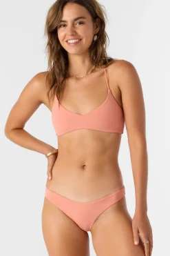 Women O’Neill Cheeky<SALTWATER SOLIDS MATIRA HIPSTER CHEEKY BOTTOMS
