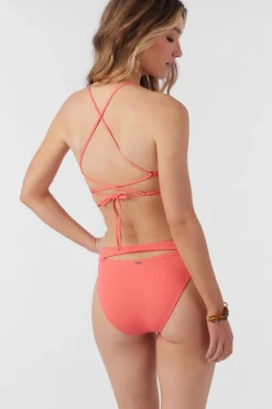 Women O’Neill Full|Bikini Bottoms<SALTWATER SOLIDS MAX HIGH WAIST FULL BOTTOMS
