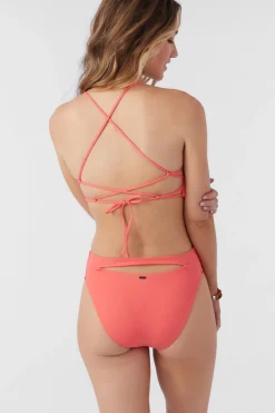Women O’Neill Full|Bikini Bottoms<SALTWATER SOLIDS MAX HIGH WAIST FULL BOTTOMS