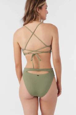 Women O’Neill Full|Bikini Bottoms<SALTWATER SOLIDS MAX HIGH WAIST FULL BOTTOMS