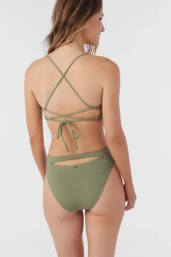 Women O’Neill Full|Bikini Bottoms<SALTWATER SOLIDS MAX HIGH WAIST FULL BOTTOMS